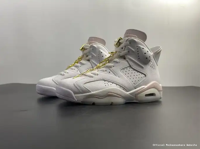Official Maikesneakers (W) DH9696-100 Hoops Gold Jordan Air Retro 6 0502